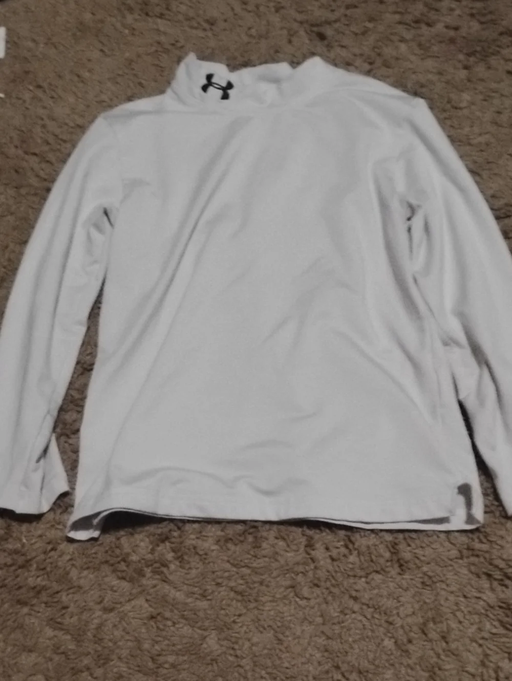 Kids White Under Armour Shirt In Size 6